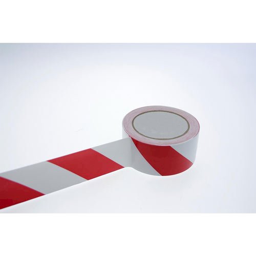 ADHESIF DE MARQUAGE DANGER ROUGE/BLANC 50MM X 66M