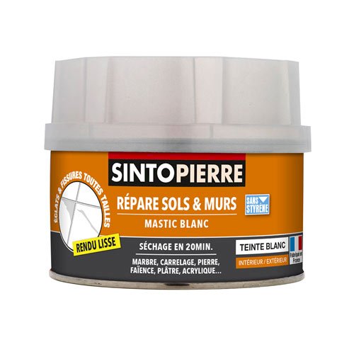 MASTIC DE REPARATION BLANC SINTOPIERRE 170 ML